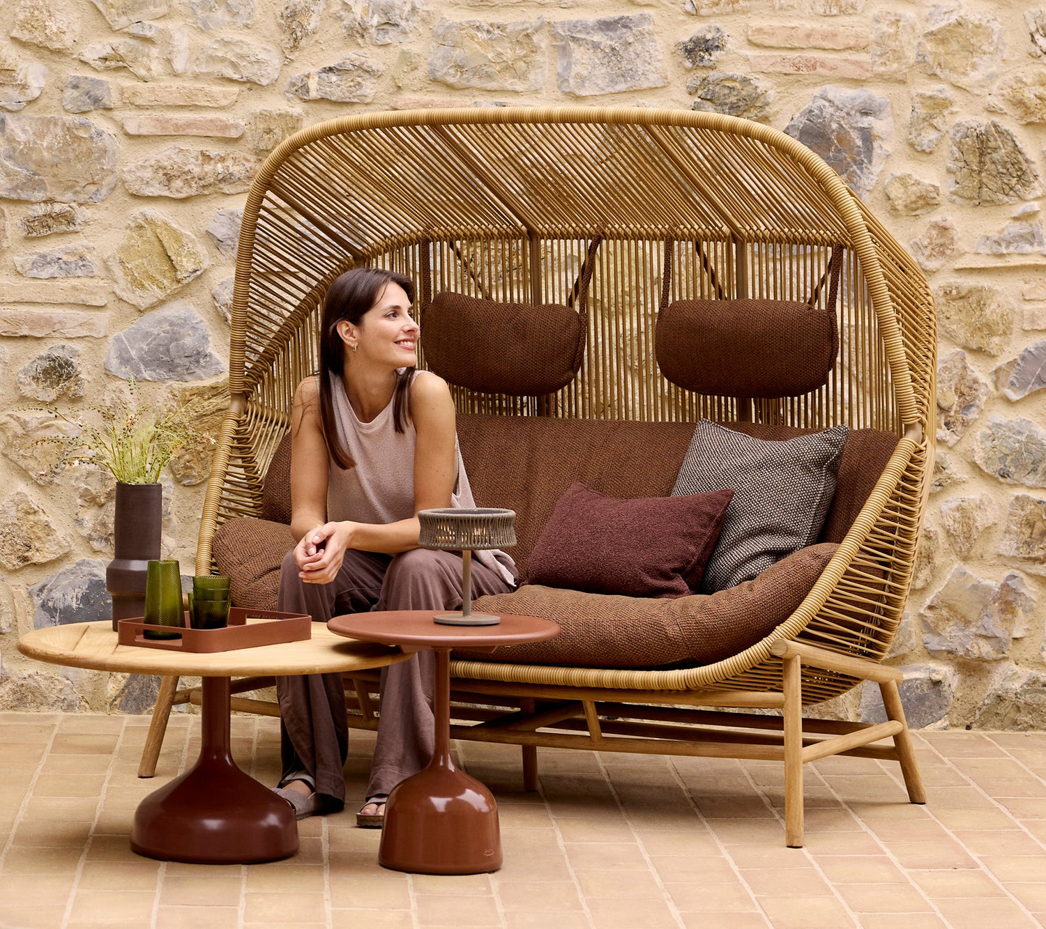 Hive Woven 2-Seater Sofa