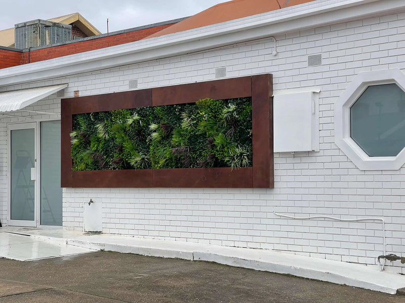 Designer Plants USA Evergreen Triptych Vertical Garden Wall Set 3 Pieces UV Resistant