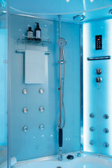 Maya Bath Platinum Comfort 55″ × 55″ × 88″ Walk-In Steam Shower