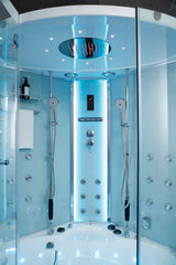 Maya Bath Platinum Comfort 55″ × 55″ × 88″ Walk-In Steam Shower