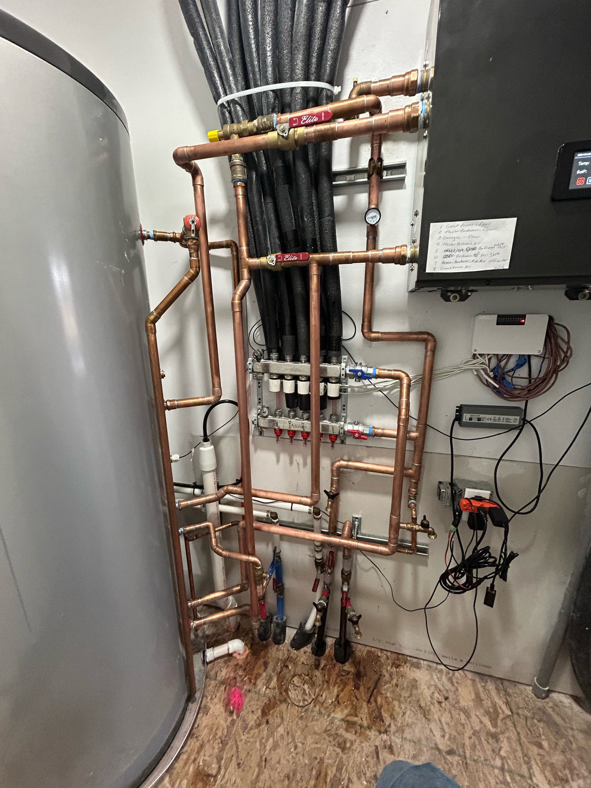 APOLLO DHW80 - Stainless Indirect Water Heater Tank - 80gal