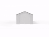 12FT × 20FT Single Garage Metal Shed Double Door Outdoor Storage Unit