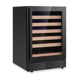 KingsBottle 24-Inch Under-Counter Single Zone Wine Cooler with Low-E Glass Door
