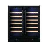 KingsBottle 30-inch Dual Zone Wine Cooler with Low-E Glass Door