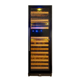 KingsBottle 164 Bottle Large Wine Refrigerator With Glass Door