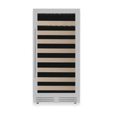 KingsBottle 47-Inch Height Single Zone Wine Cooler with Low-E Glass Door