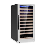 KingsBottle 47-Inch Height Single Zone Wine Cooler with Low-E Glass Door