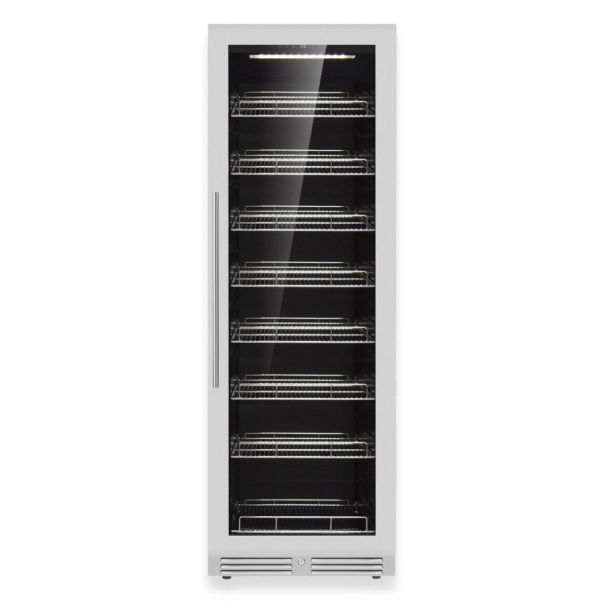 KingsBottle Large Beverage Refrigerator With Low-E Glass Door
