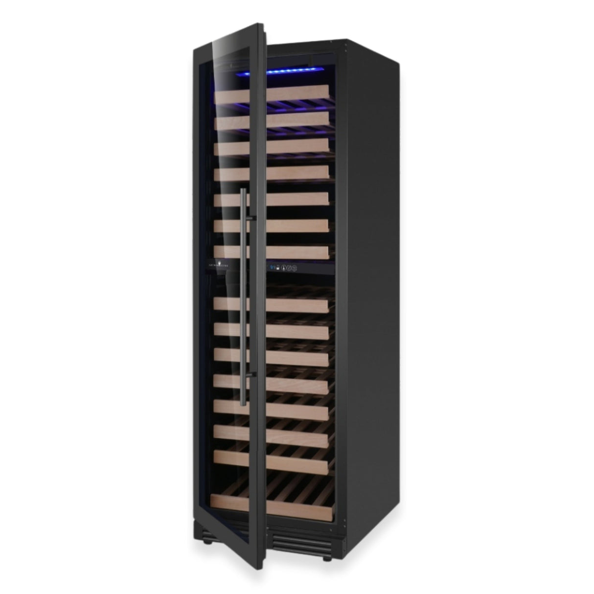 KingsBottle Tall Dual Zone Upright Wine Cooler | Low-E Glass & Silent Cooling
