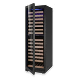KingsBottle Tall Dual Zone Upright Wine Cooler | Low-E Glass & Silent Cooling