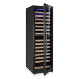 KingsBottle Tall Dual Zone Upright Wine Cooler | Low-E Glass & Silent Cooling