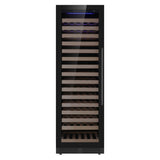 KingsBottle Upright Single Zone Large Wine Cooler With Low-E Glass Door