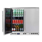 KingsBottle 36 Inch Outdoor Beverage Refrigerator 2 Door