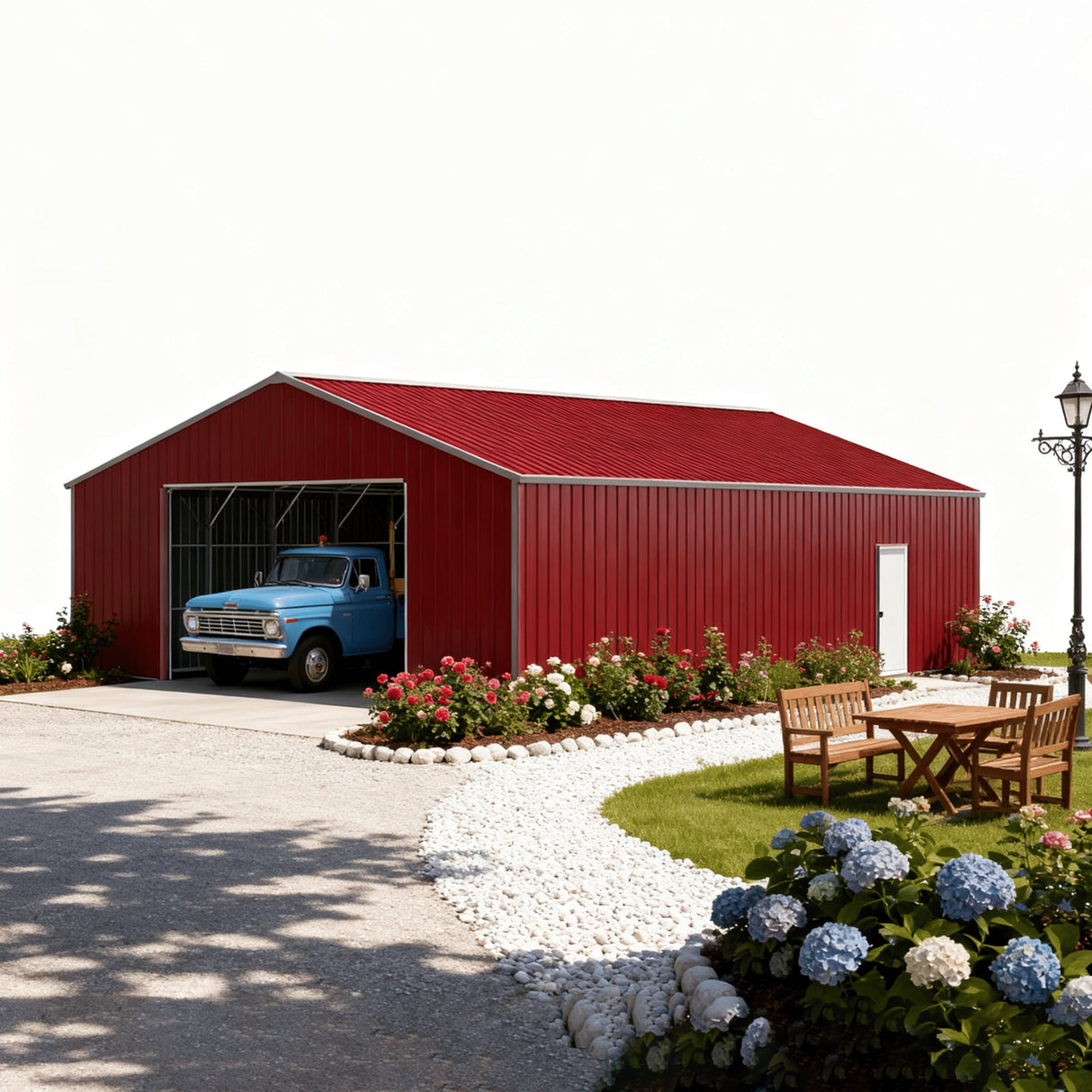 10FT Metal Galvalume Corrugated Panels Durable Red Brown Roof Wall Sheets x 50 Pcs