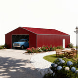 10FT Metal Galvalume Corrugated Panels Durable Red Brown Roof Wall Sheets x 50 Pcs