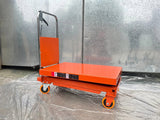 Katool Hydraulic Lift Table Cart 330lbs Manual Scissor Lift Table KT-CT330