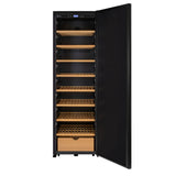 Allavino 76.5" Tall Single Zone Wine Vault with Solid Black Right Hinge Door KWR‑8185‑1SDR