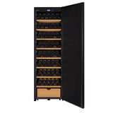 Allavino 76.5" Tall Single Zone Wine Vault with Solid Black Right Hinge Door KWR‑8185‑1SDR