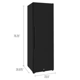 Allavino 76.5" Tall Single Zone Wine Vault with Solid Black Right Hinge Door KWR‑8185‑1SDR