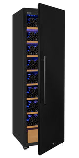 Allavino 76.5" Tall Single Zone Wine Vault with Solid Black Right Hinge Door KWR‑8185‑1SDR