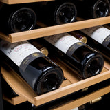 Allavino Cascina Series 28 Bottle Dual Zone Freestanding Wine Cooler Refrigerator with Stainless Steel Door Right Hinge KWR28D‑2SR