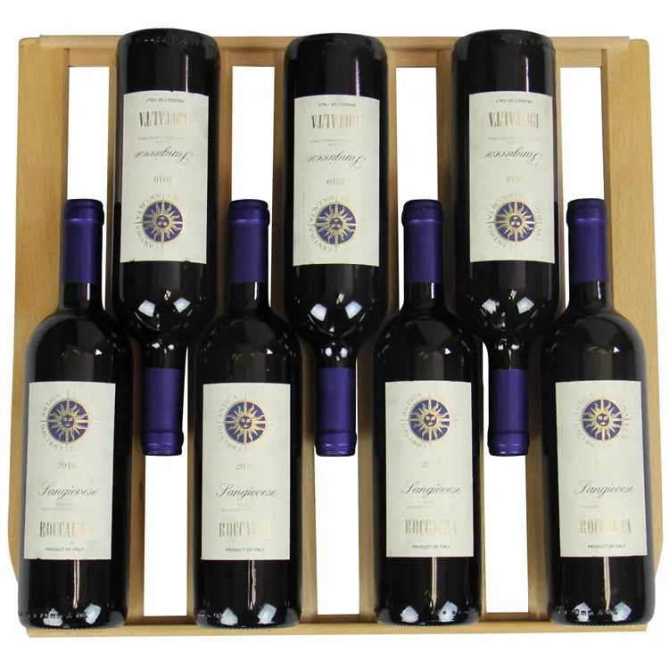 Allavino Cascina Series 33 Bottle Single Zone Freestanding Wine Refrigerator Cooler with Stainless Steel Door Right Hinge KWR33S-1SR