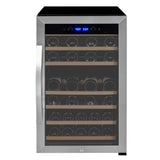Allavino Cascina Series 43 Bottle Dual Zone Freestanding Wine Refrigerator Cooler with Stainless Steel Door Right Hinge KWR43D-2SR