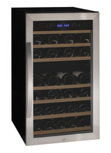 Allavino Cascina Series 43 Bottle Dual Zone Freestanding Wine Refrigerator Cooler with Stainless Steel Door Right Hinge KWR43D-2SR
