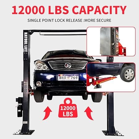 Katool 12,000 lbs 2 Post Lift KT‑AM120SD