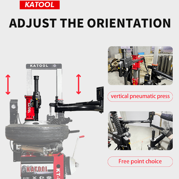 Katool Vertical Tire Press Changer Wheel Changer Machine KT‑T855