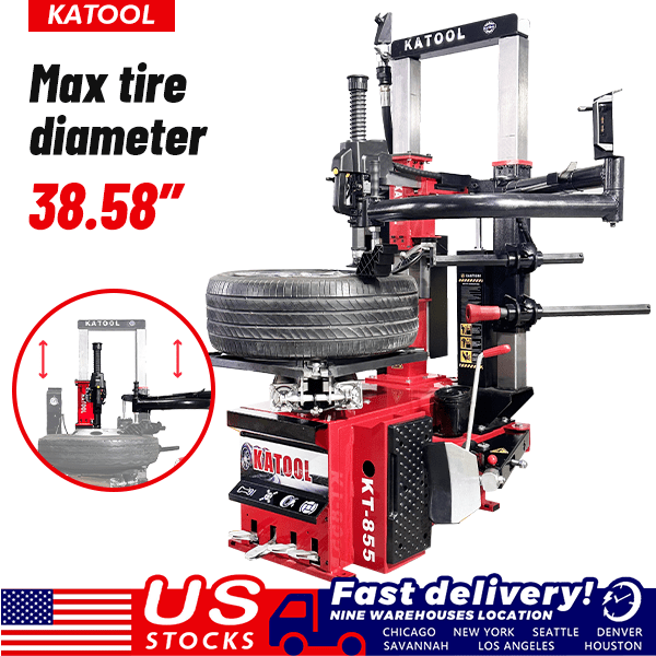 Katool Vertical Tire Press Changer Wheel Changer Machine KT‑T855