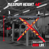 Katool 6,600 lbs Portable Mid Rise Scissor Lift KT‑X66