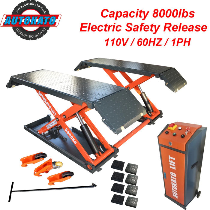 Katool 8000lbs Electric Mid Rise Scissor Lift KT-X85
