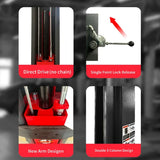 Katool 2 Post Vehicle Lift 14,000 lb Capacity Clear Floor KT‑M140XD