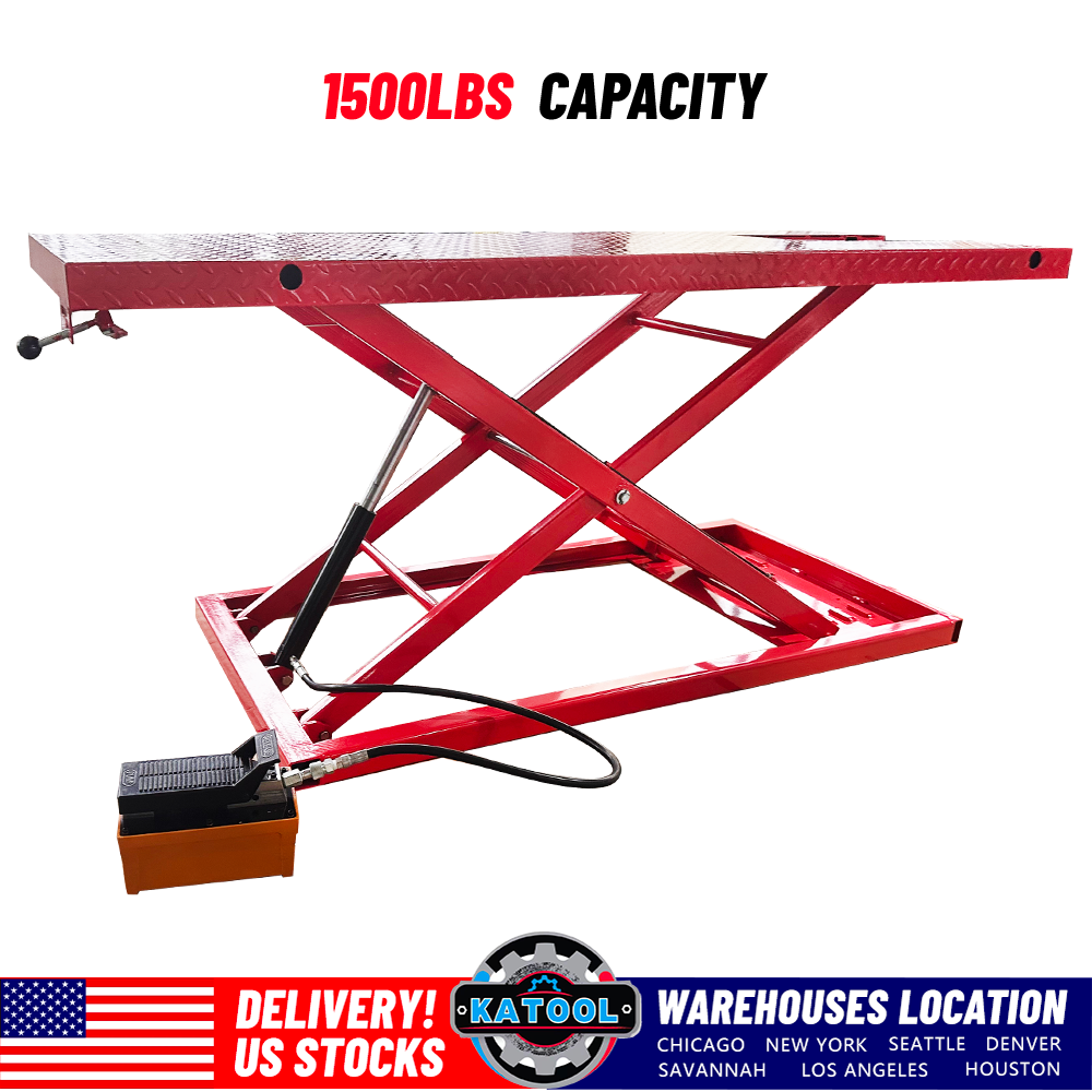 Katool 1500 lbs Motorcycle Lift Hydraulic Pump KT-MOTO150LT