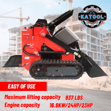 Katool Skid Loader Steer Track Loader w/ Belt KT‑SK26B