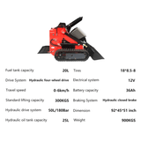 Katool Skid Loader Steer Track Loader w/ Belt KT‑SK26B