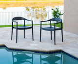 Rainbow Outdoor Kennedy Set of 2 Stackable Armchair-Anthracite