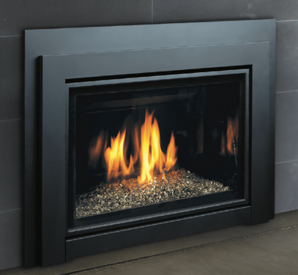 Kingsman 38" x 27" Black Surround for IDV24 Fireplace Insert I24S3827