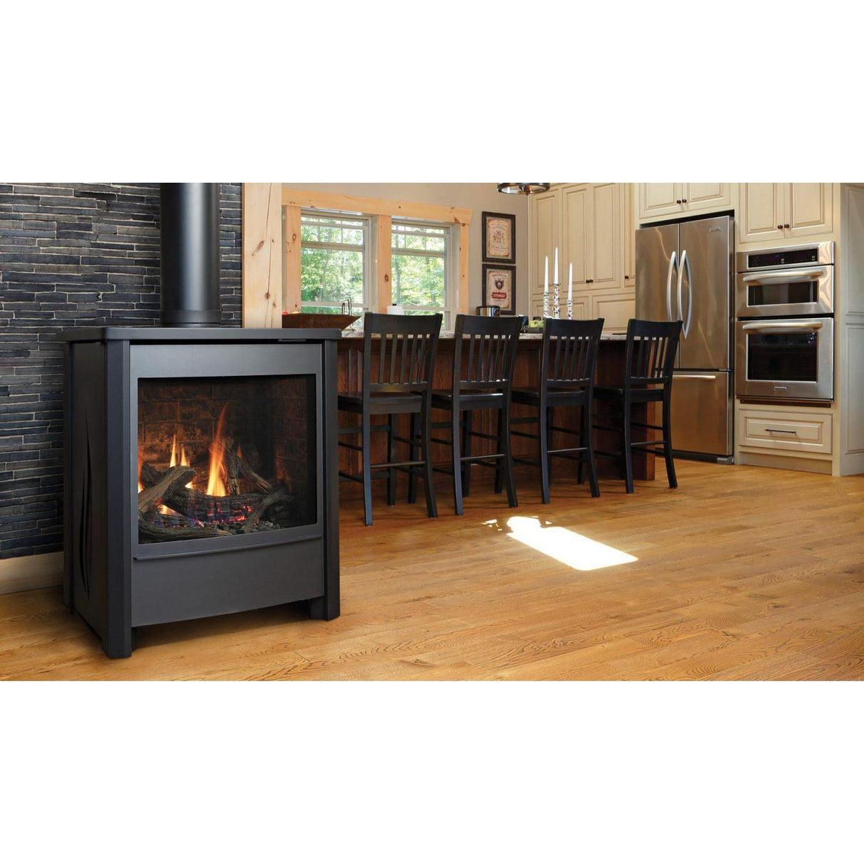 Kingsman FDV451 27" Millivolt Natural Gas Freestanding Direct Vent Stove