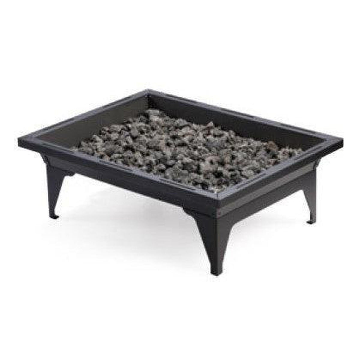 Kingsman FP2785 20" x 27" Propane Outdoor Rectangular Fire Pit