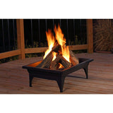 Kingsman FP2785 20" x 27" Propane Outdoor Rectangular Fire Pit