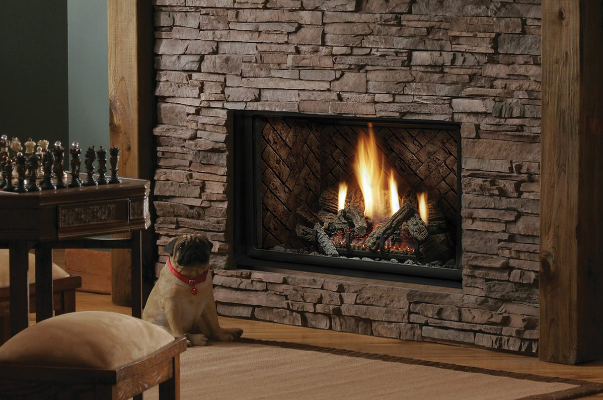 Kingsman HBZDV4224 42" Zero Clearance Intermittent Pilot Propane Gas Direct Vent Fireplace