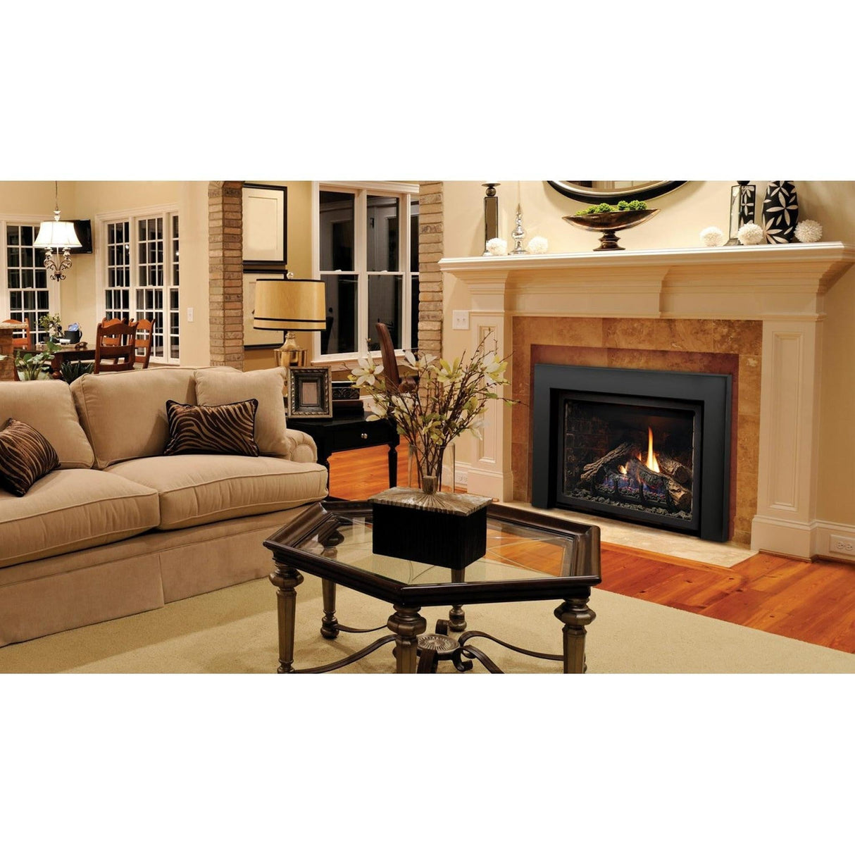 Kingsman IDV26 33" Direct Vent Gas Fireplace Insert