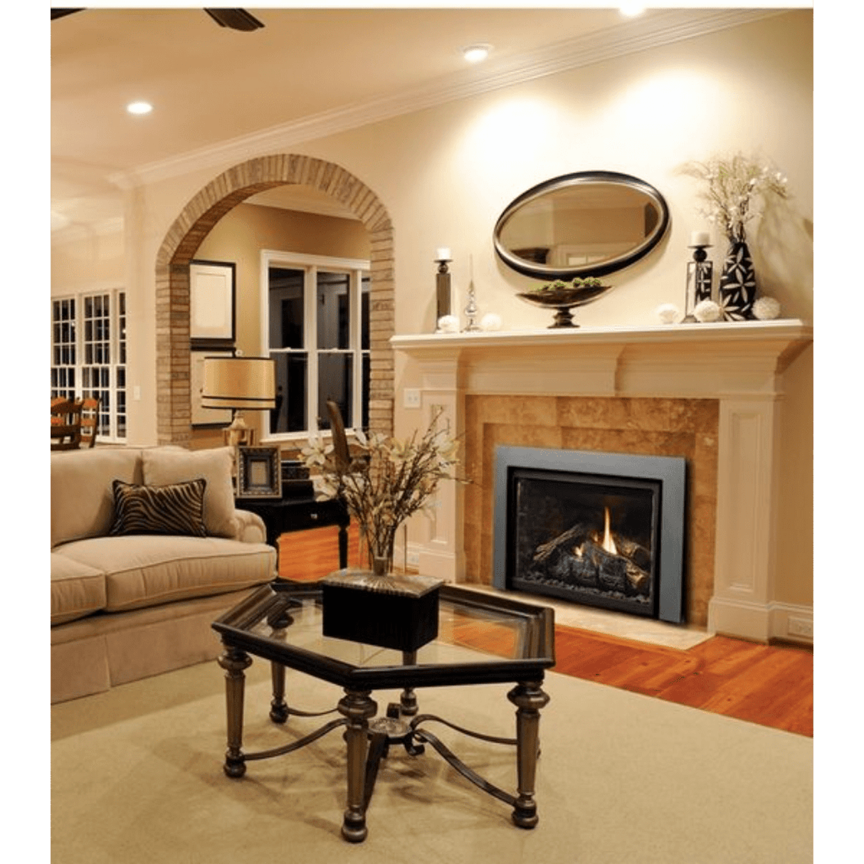 Kingsman IDV26 33" Direct Vent Gas Fireplace Insert