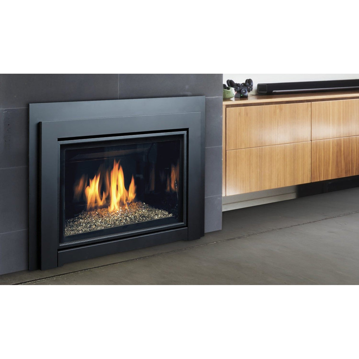 Kingsman IDV34 29" Intermittent Pilot Control Proflame 1 Natural Gas Direct Vent Fireplace Insert IDV34NE