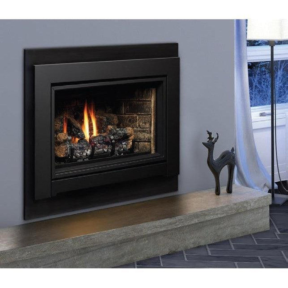 Kingsman IDV34 29" Natural Gas Direct Vent Fireplace Insert IDV34N