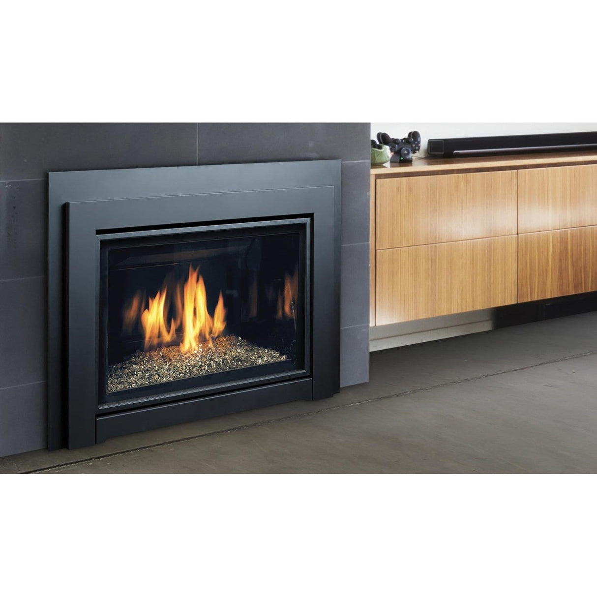 Kingsman IDV34 29" Natural Gas Direct Vent Fireplace Insert IDV34N