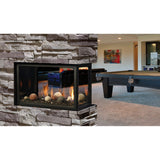 Kingsman MCVP42H 43" Intermittent Pilot Propane Direct Vent Peninsula Fireplace MCVP42LPHE