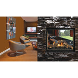Kingsman MCVST42H 43" Intermittent Pilot Natural Gas Direct Vent See-Through Fireplace MCVST42NHE